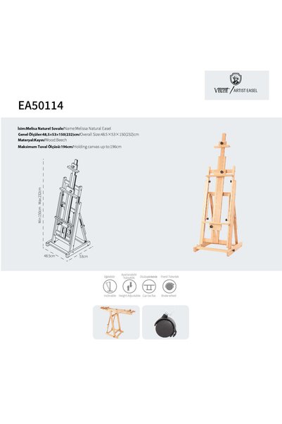Vincent MELISSA NATURAL / MELİSA NATUREL EA50114 ACADEMIA EASEL