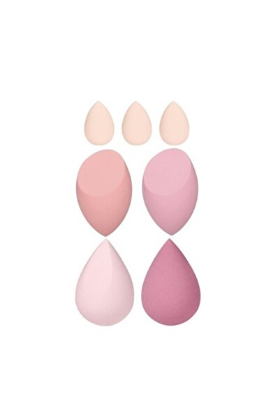 Briggs Makeup Sponge Set, 7 pieces, Pink,