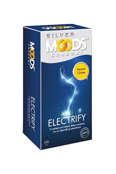 Moods مجموعة الواقي الذكري إليكتريفاي المكونة من 12 قطعة