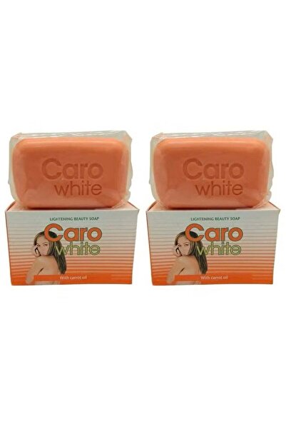 Caro White Body Soap with Carrot Oil Extract for Lightening Orange 2*180g