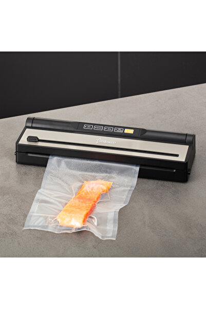 STARCREST VS-6016 Vacuum Sealer, 110W, Touch Control, 5 Functions, Canister Hose, Built-in Cutter, B