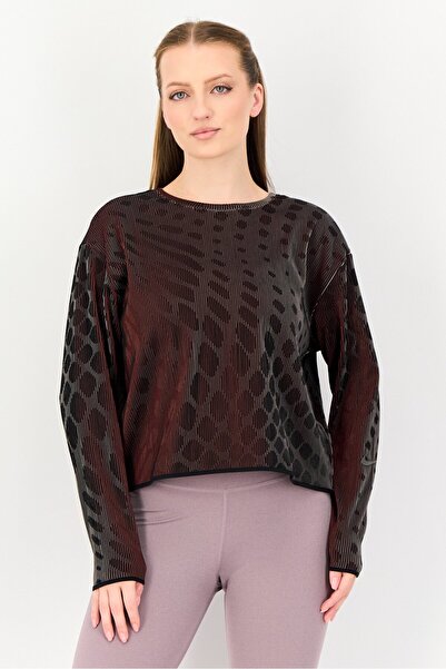 Nike Women Standard Fit Long Sleeve Running Top, Multicolor