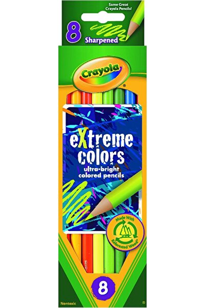 Crayola 8-Pack eXtreme Colors Colored Pencils