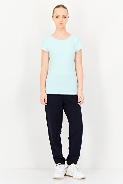 Nike Women Sportswear Fit Short Sleeve Yoga Top, Turquoise