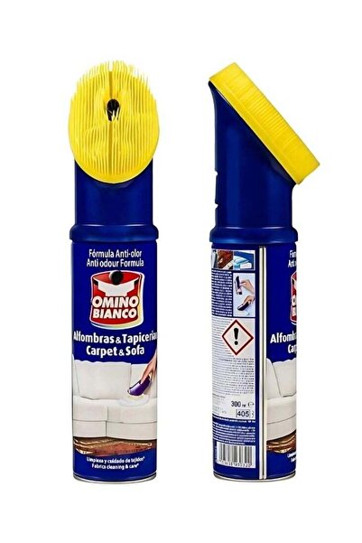 Omino Bianco بخاخ منظف السجاد والأرائك من أومينو مع فرشاة - 300 مل