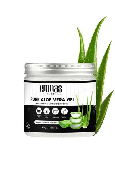 Emmas pure جل الصبار 200 مل - جل مهدئ متعدد الأغراض طبيعي 100%