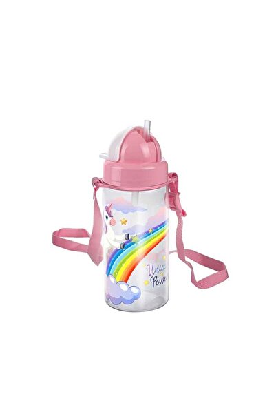 Titiz Plastik زجاجة مياه للأطفال بتصميم حيوانات لطيفة من جلوسا - 400 مل