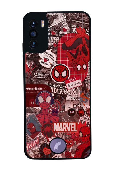 Reeder S19 Max Pro S Compatible Printed , Matte Black, Soft Silicone, Protective, Shock Absorbing Cover, Case