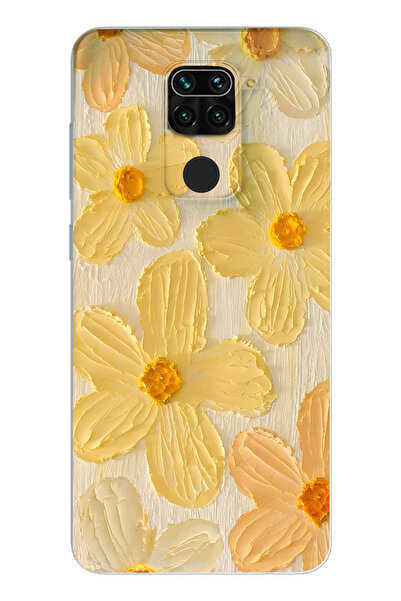 Elorakılıf Xiaomi Redmi Note 9 Uyumlu Baskılı Yumuşak Silikon Şeffaf Telefon ...