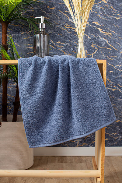 Elaganya Blue and White Towel Set, Cotton Towels, Bath Towels, 4-Piece Towel Set, 70X140 Size Towel, 50X90 Face Towel