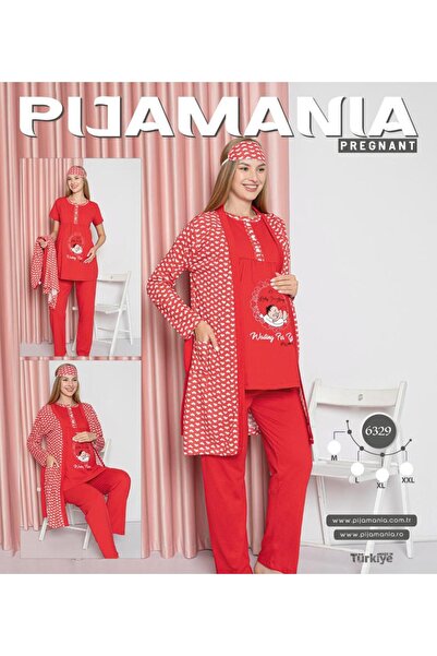 HATEX SOFT TEXTURED MATERNITY PAJAMAS SET