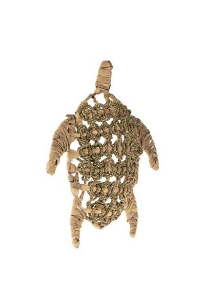 ANTBRO Turtle wall decor Ø41×42 cm, woven straw with decorative pattern – ANTBRO®