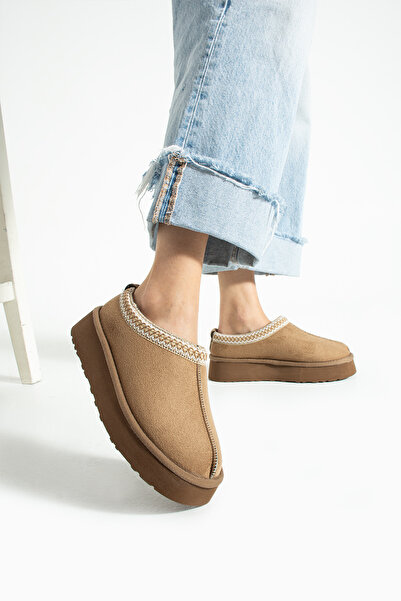 LORENN SHOES Ultra II Vizon Сует З внутрішньою хутряною підкладкою Жіноче взуття на товстій підошві