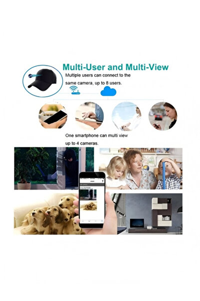 Imou Wireless Wifi Hat Mini Camera, Spy Camera with Full HD 1080P and Live Streaming via App