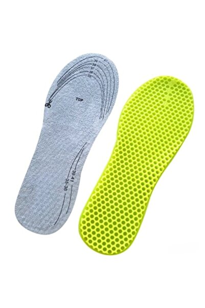 Jumbo Gel orthopedic insoles, daily use, for women, adjustable size 35-41, green