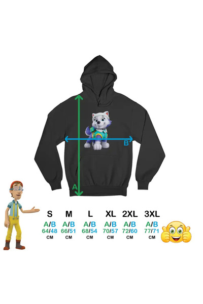 OEM Women's Hoodie Paw Patrol Everest Firefighter