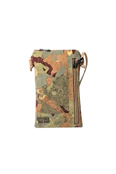 IBU Cork Cork phone pouch Textures Green