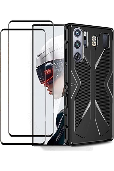 HYX [1+2 Pcs] Compatible with ZTE Nubia Red Magic 9 Pro Case & Tempered Glass...