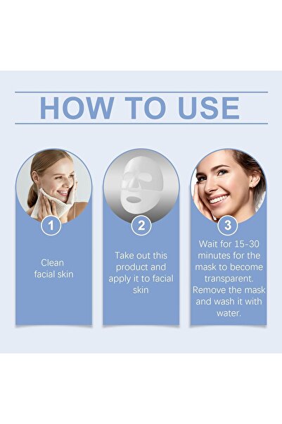 EELOHE Collagen Face Mask - Anti-Wrinkle Overnight Hydrating Hydrogel 1PC PCK