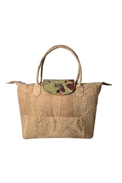 IBU Cork Leaf foldable women's cork bag