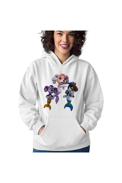 OEM Hanorac Femei Paw Patrol Merpups Caini Sirena Patrula Catelusilor