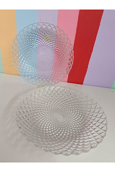 DEKOR ZÜCCACİYE HOME 12-Piece Cut Glass Dinner Plate