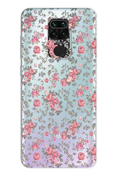 Elorakılıf Xiaomi Redmi Note 9 Uyumlu Baskılı Yumuşak Silikon Şeffaf Telefon ...