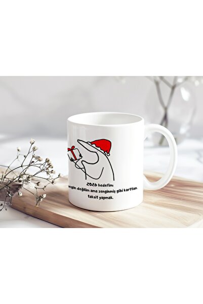 Beramussa 2026 هدفي ليس أن أكن غنيًا، ولكن أن أدفع على الطريقة التي تدفعها الأغنياء - كوب مضحك - هدية عيد الميلاد