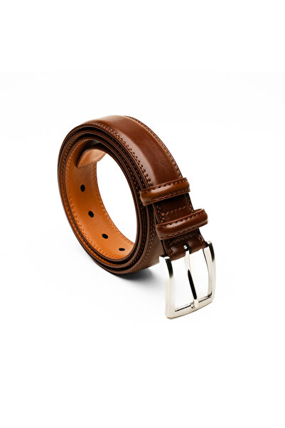 Artizan Suits Men's brown genuine leather belt