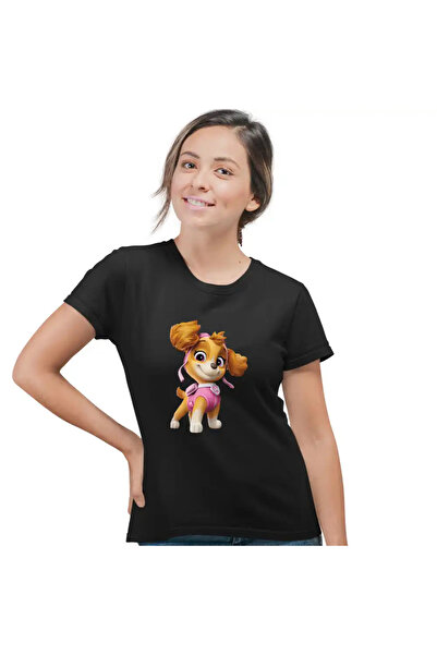 OEM Tricou Femei Paw Patrol Skye Patrula Catelusilor Pilot