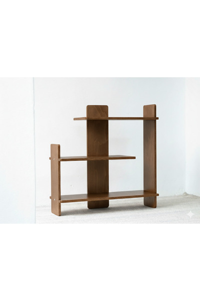 BLAN studio Dekoratif Tasarım Alçak Yatay Kitaplık Ahşap Çok Amaçlı Düzenleyi...