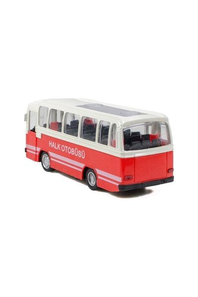 MODEL MAKET Sunman 3097 Sunman, Çek Bırak Açık Halk Otobüsü 15 cm