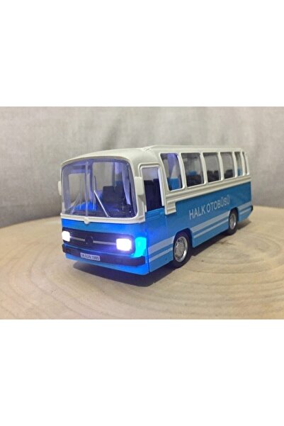 MODEL MAKET Sunman 3097 Sunman, Çek Bırak Açık Halk Otobüsü 15 cm
