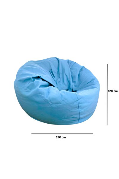 buz Pear-shaped Bean Bag Chair with Handle, Indoor/Outdoor, Polystyrene Fill, 120×130 cm - Green