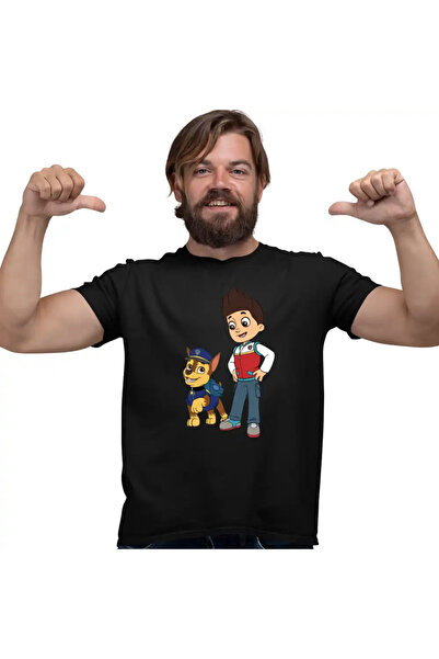 OEM Tricou Barbati Paw Patrol Ryder Chase Patrula Catelusilor