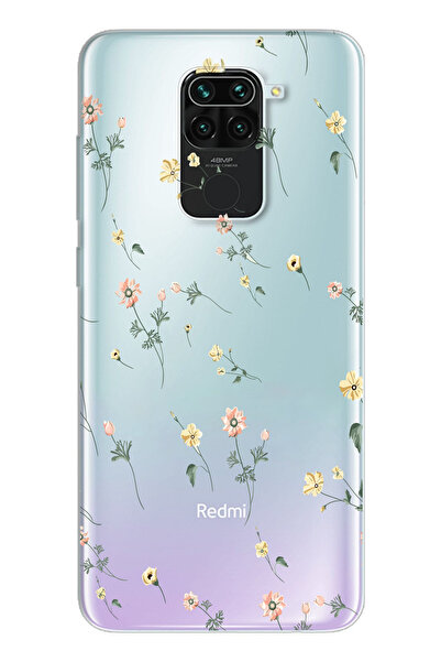 Elorakılıf Xiaomi Redmi Note 9 Uyumlu Baskılı Yumuşak Silikon Şeffaf Telefon ...