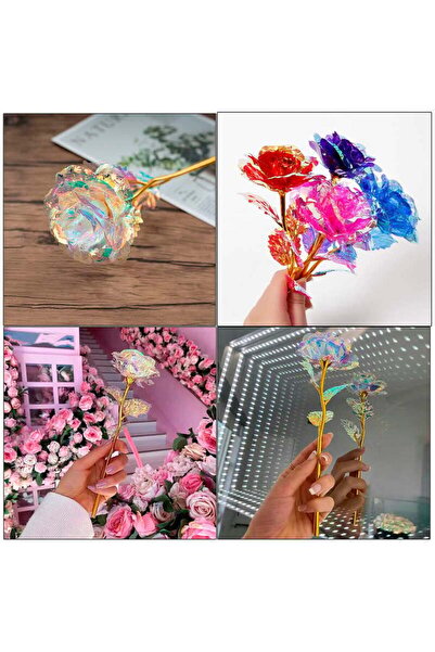 TAŞ DEVRİ HEDİYELİK Trandafir infinit din un singur cristal