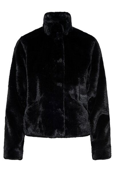 ONLY Onlnewvida Life Faux Fur Jacket Otw Cc Women's Coat 15295423 Black