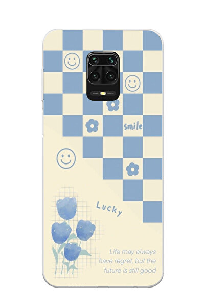 Elorakılıf Xiaomi Redmi Note 9 Pro Uyumlu Baskılı Yumuşak Silikon Şeffaf Tele...