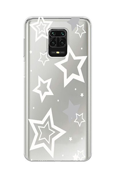 Elorakılıf Xiaomi Redmi Note 9 Pro Uyumlu Baskılı Yumuşak Silikon Şeffaf Tele...
