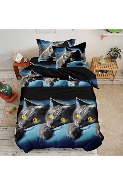 naniland.ro 3D non-elastic bed linen - 4 pieces XU005