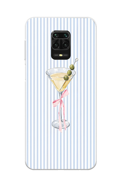 Elorakılıf Xiaomi Redmi Note 9 Pro Uyumlu Baskılı Yumuşak Silikon Şeffaf Tele...