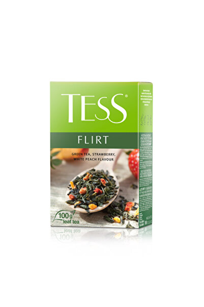 Tess FLIRT- green tea, Flirt green tea with white peach and strawberry flavor and herbal ingredients