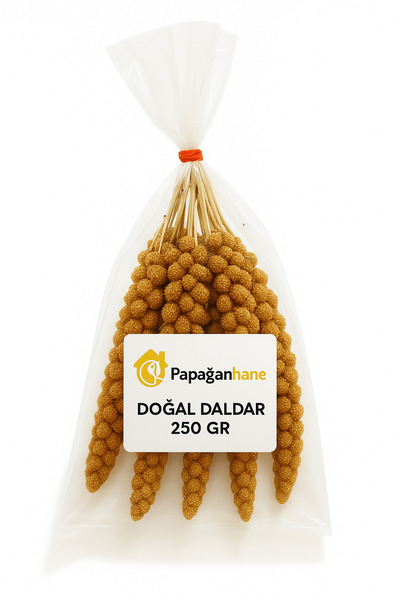 Papağanhane Doğal Dal Darı 250 Gr – Kuşlar İçin %100 Doğal, Lezzetli ve Sağlı...