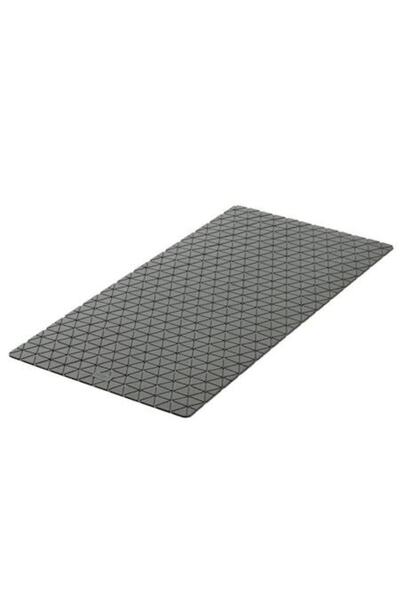 ANTBRO Covoraș de baie antiderapant cu ventuze, gri, 36 x 72 cm