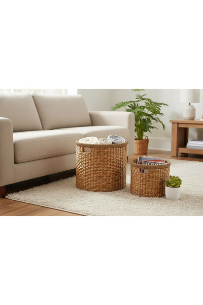 Lorena Home Decor Büyük Boy Çok Amaçlı sepet