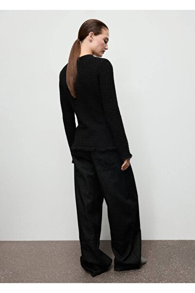 MANGO Woman Dikişsiz tüvit hırka