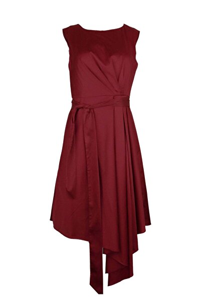 Vero Moda Victory Dark Red Dress - M, Dark Red, Polyester 100%