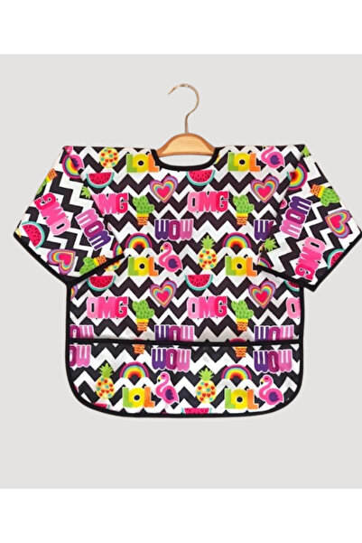 Generic Baby Waterproof Long-Sleeve Bib / Apron - OMG/WOW design