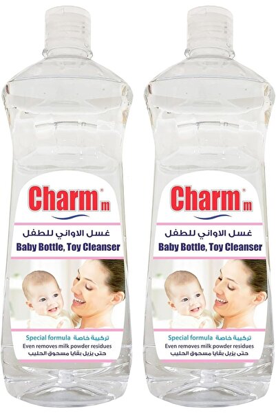 charmm منظف زجاجات الأطفال والألعاب، 750 مل (عبوة من قطعتين)